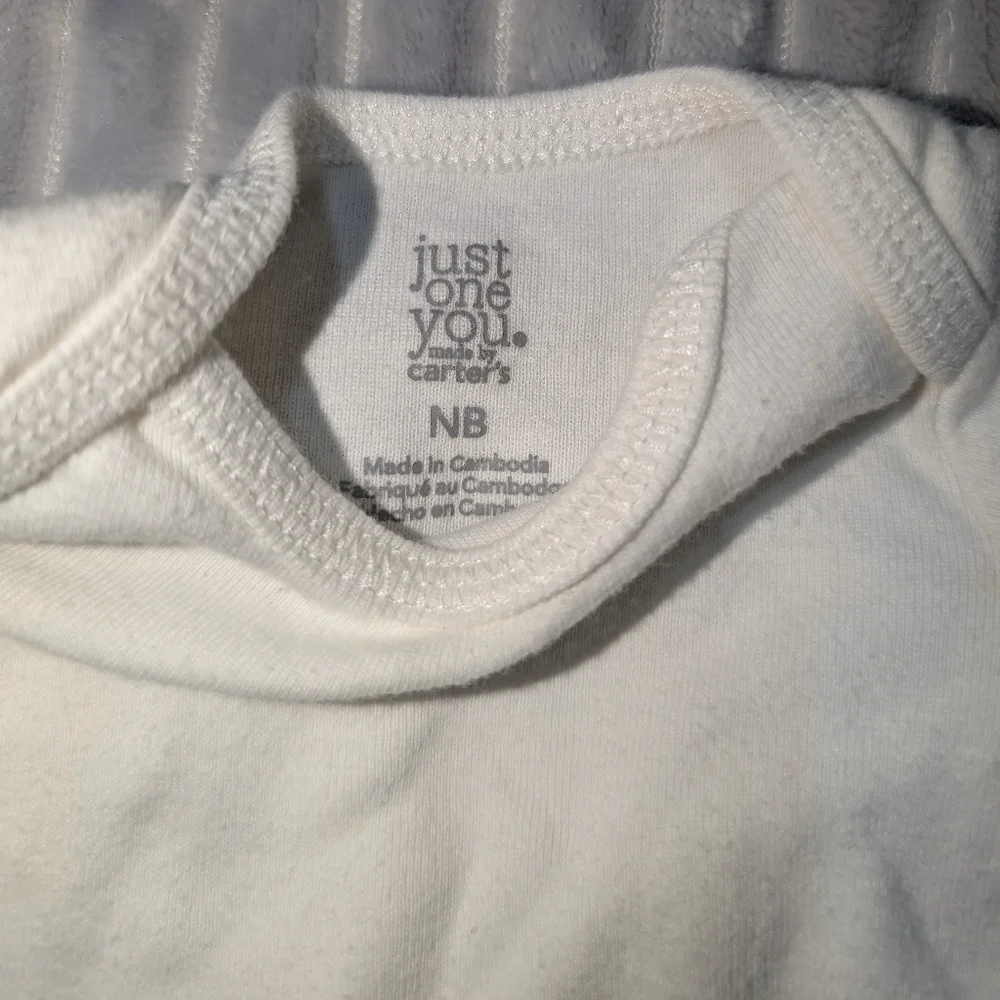 Just One You by Carter's White Baby Onesie - Picture 1 of 3